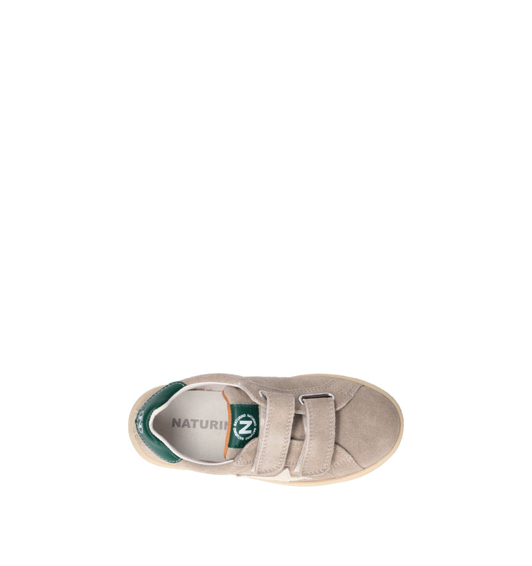 NATURINO Sneaker bimbo taupe in suede