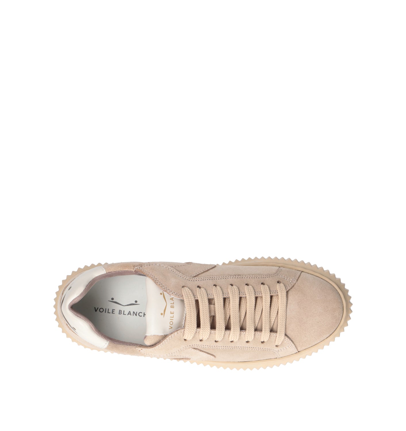 VOILE BLANCHE Sneaker donna beige in suede