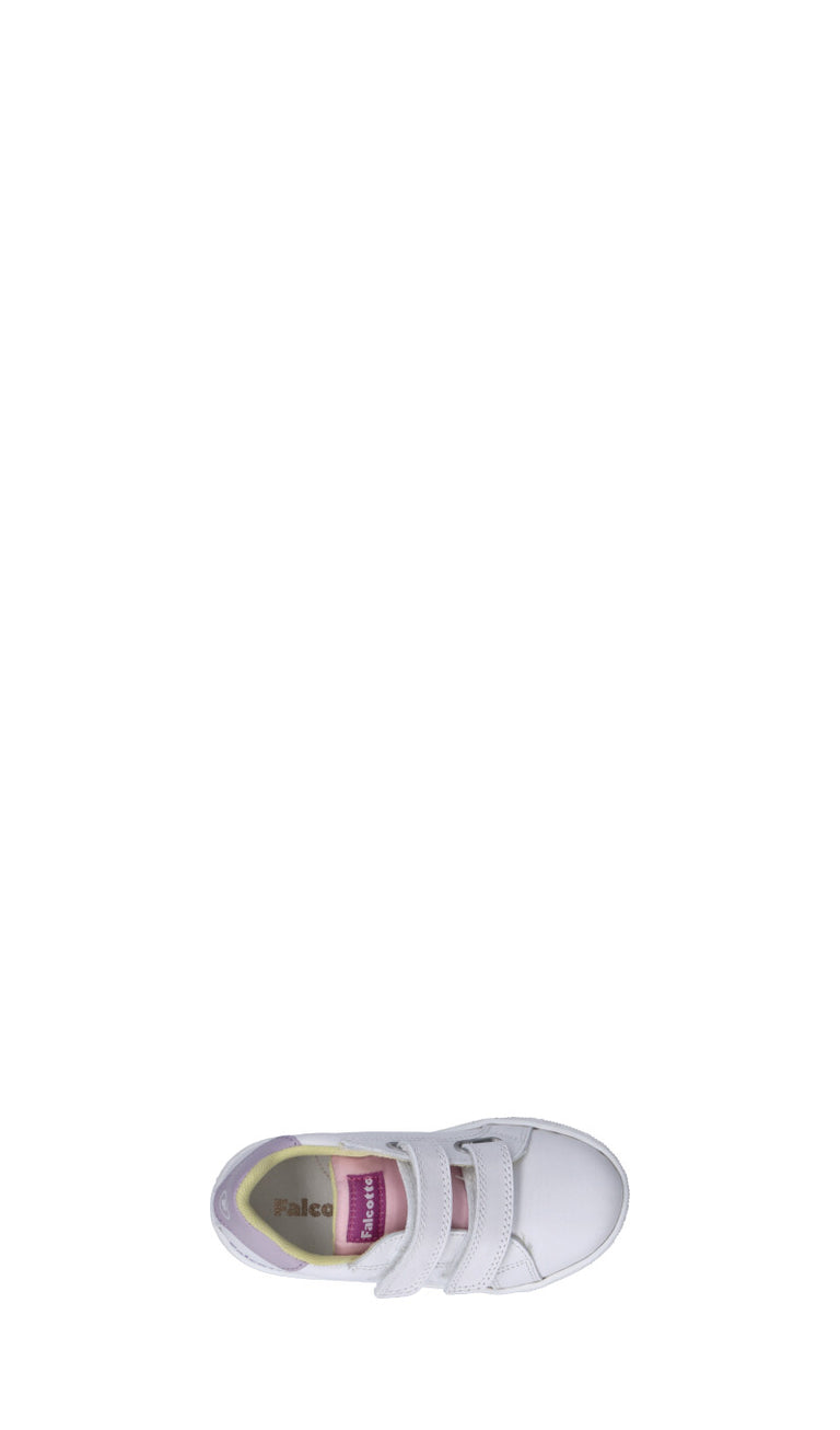 FALCOTTO Sneaker bimba bianca in pelle