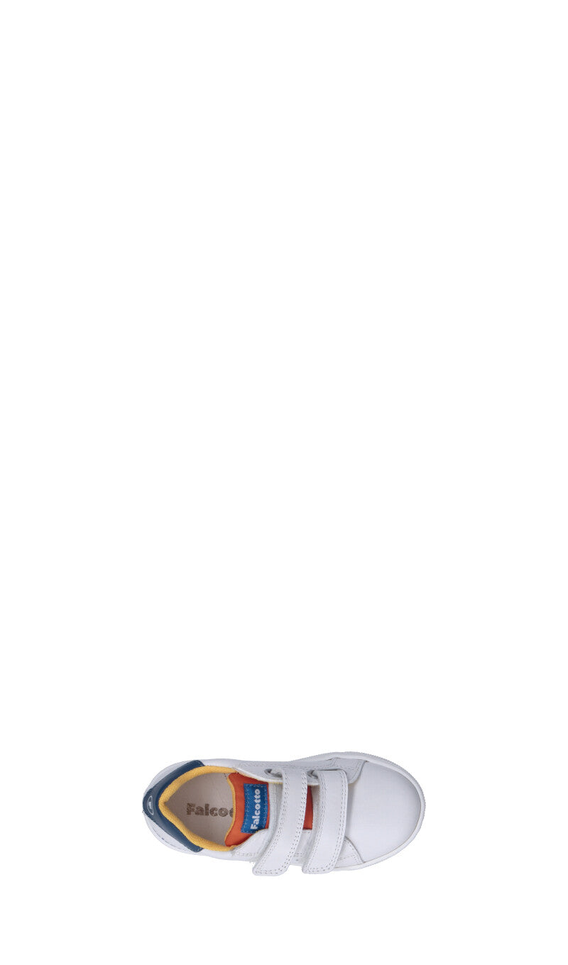 FALCOTTO Sneaker bimbo bianca in pelle