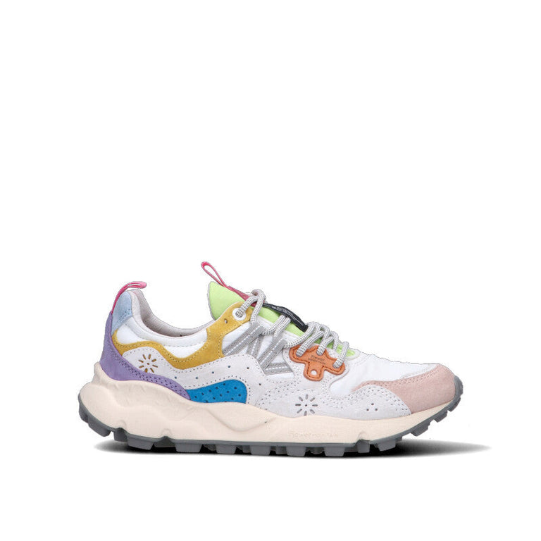 FLOWER MOUNTAIN Sneaker donna bianca