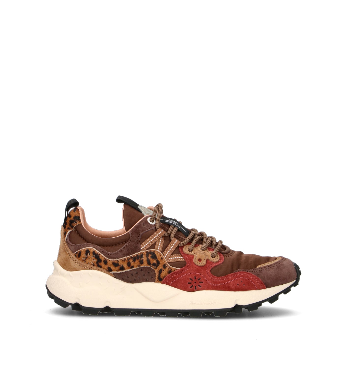 FLOWER MOUNTAIN Sneaker donna marrone