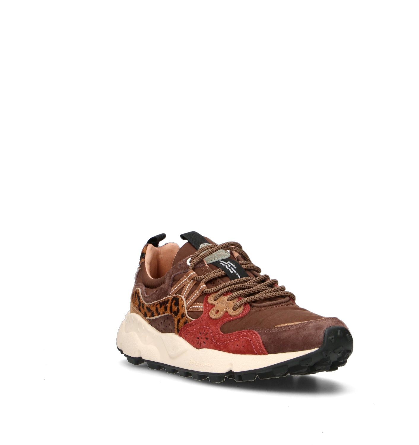 FLOWER MOUNTAIN Sneaker donna marrone