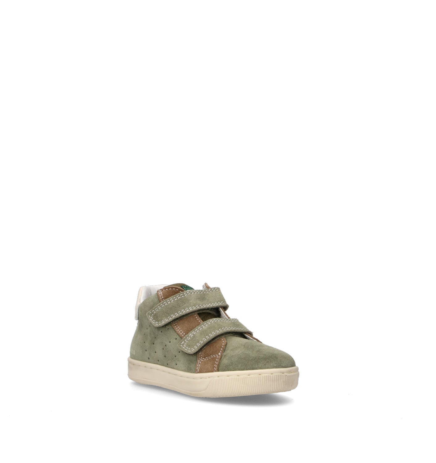 FALCOTTO Sneaker bimbo verde in suede