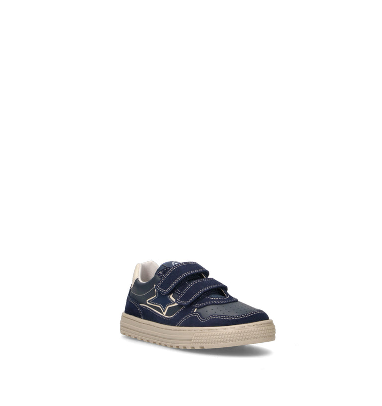 NATURINO Sneaker bimbo blu in pelle