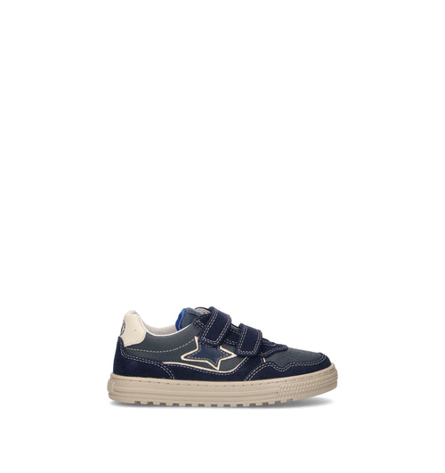 NATURINO Sneaker bimbo blu in pelle