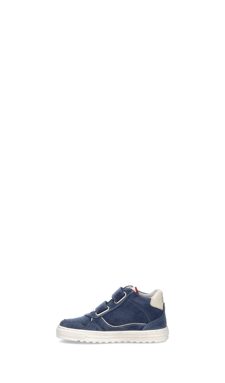 NATURINO Sneaker bimbo blu in suede