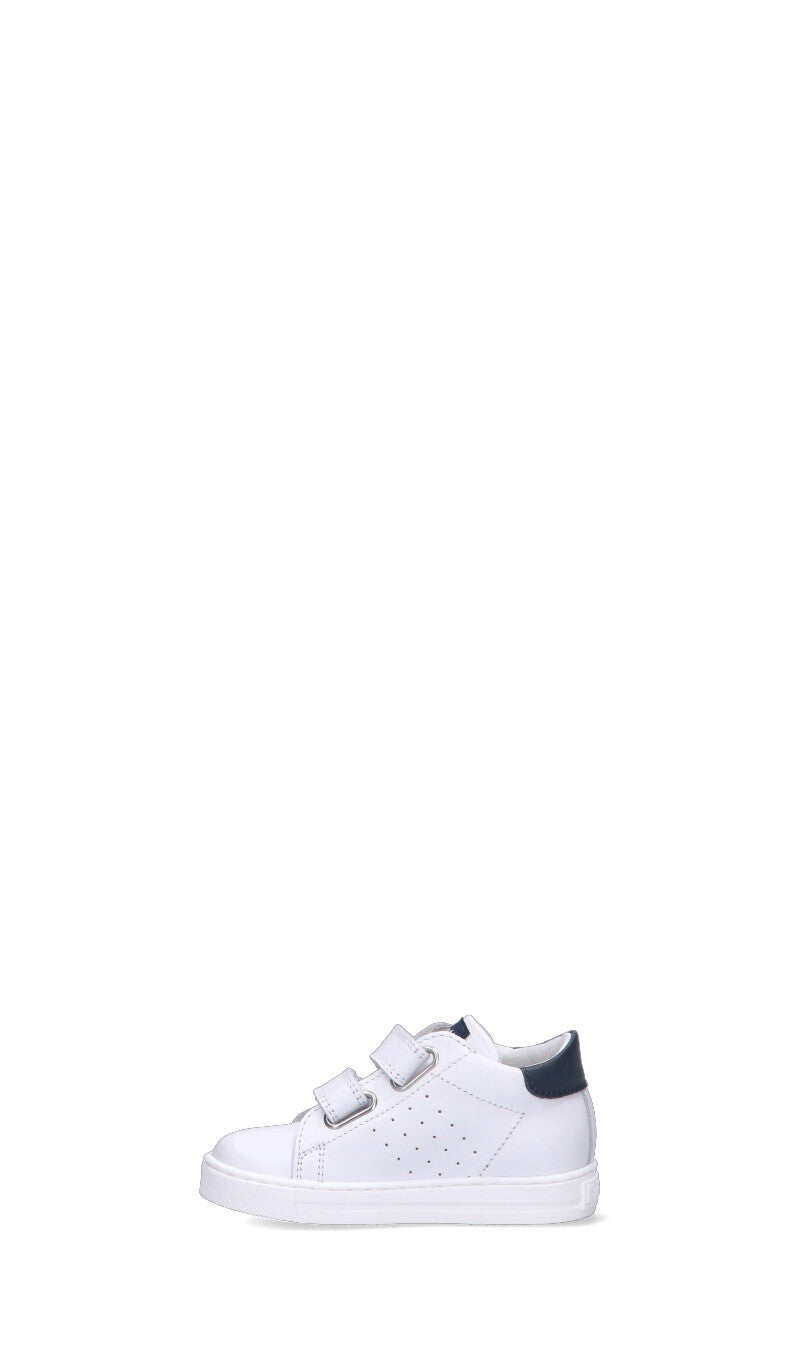 FALCOTTO Sneaker bimbo bianca/blu in pelle