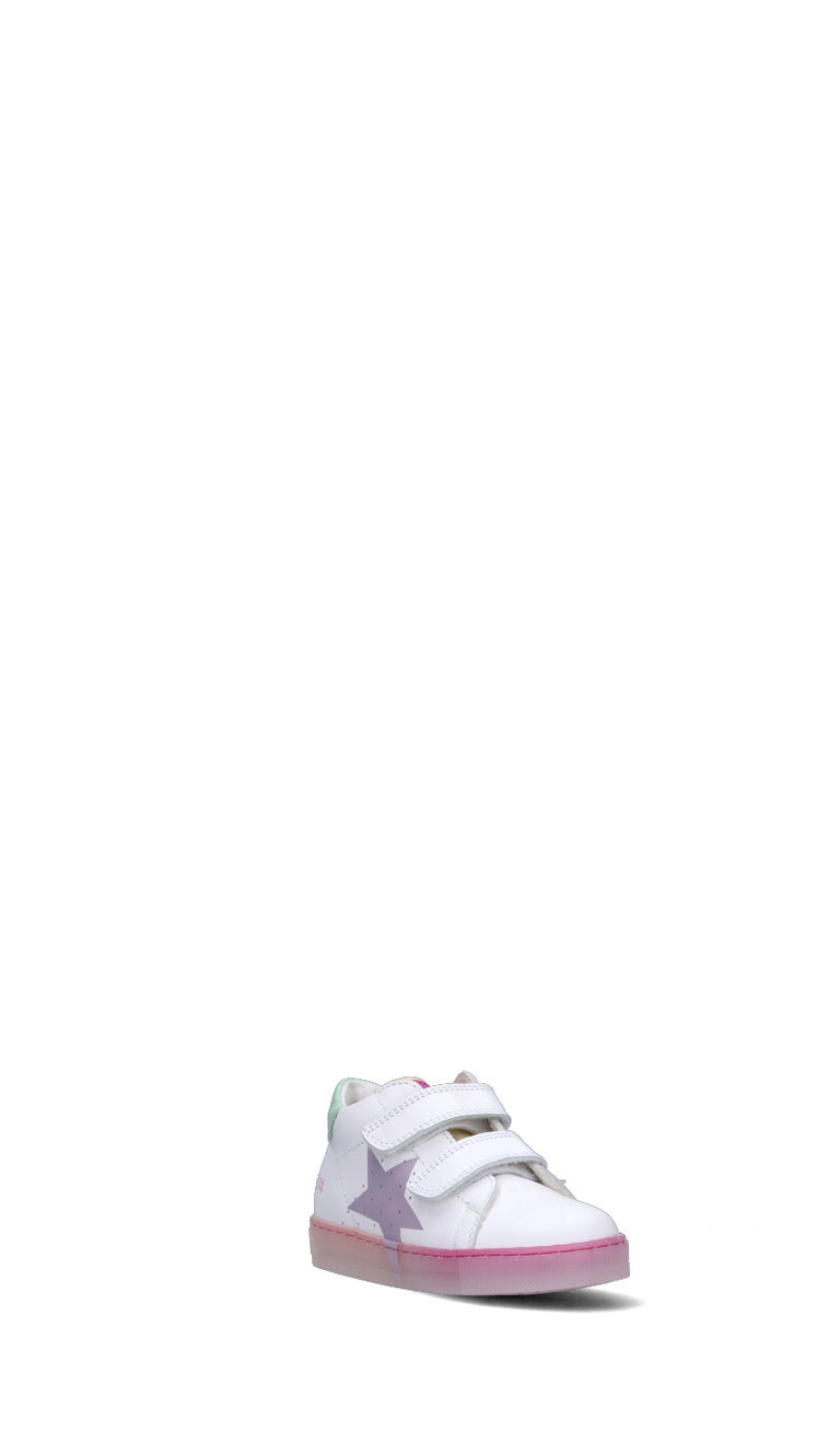 FALCOTTO Sneaker bimba bianca in pelle