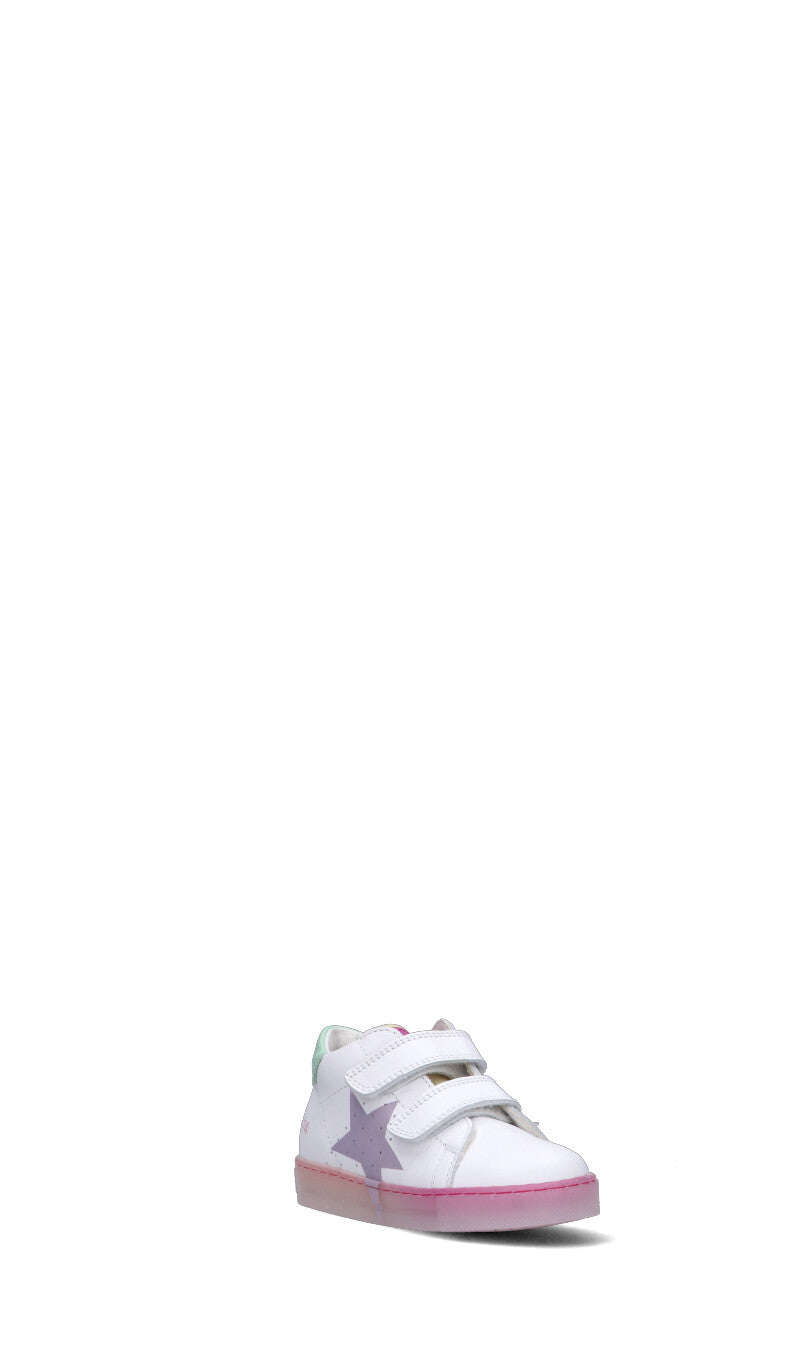 FALCOTTO Sneaker bimba bianca in pelle