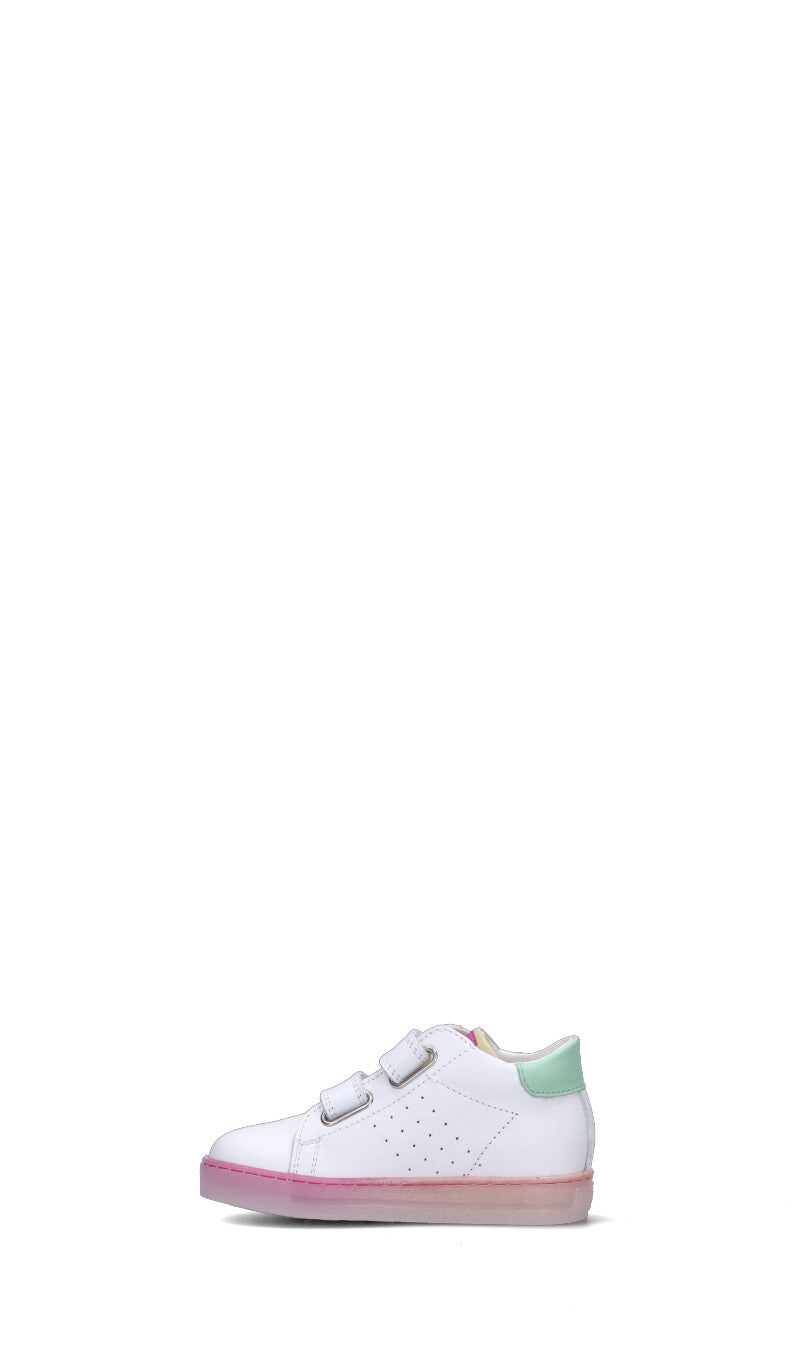 FALCOTTO Sneaker bimba bianca in pelle