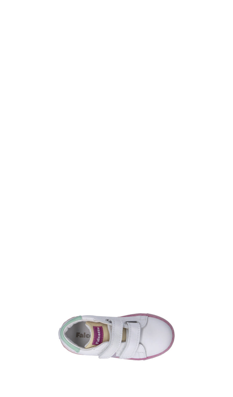 FALCOTTO Sneaker bimba bianca in pelle