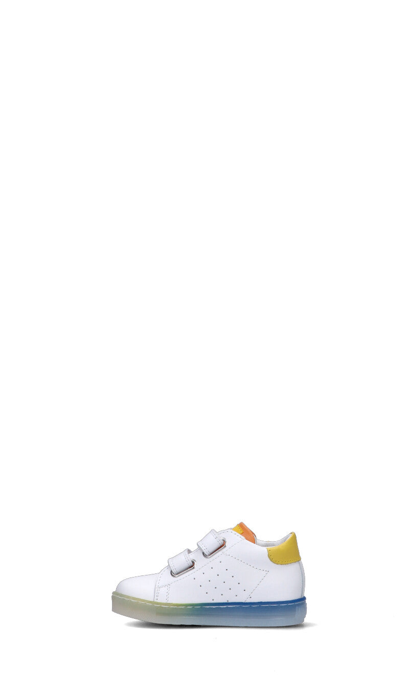 FALCOTTO Sneaker bimbo bianca in pelle