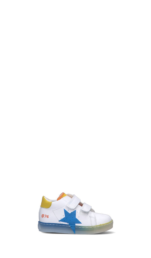 FALCOTTO Sneaker bimbo bianca in pelle