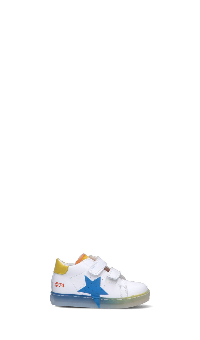 FALCOTTO Sneaker bimbo bianca in pelle