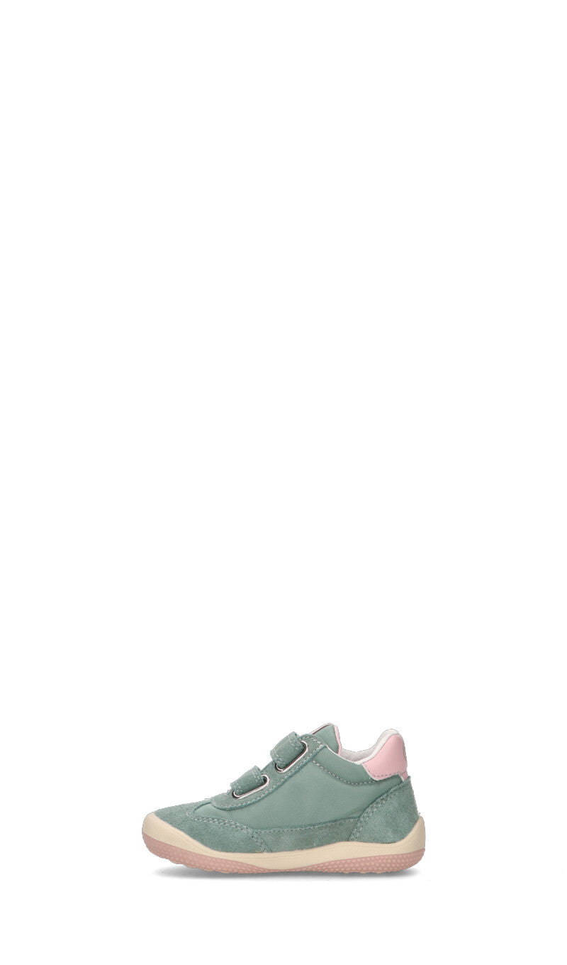NATURINO Sneaker bimba verde in suede