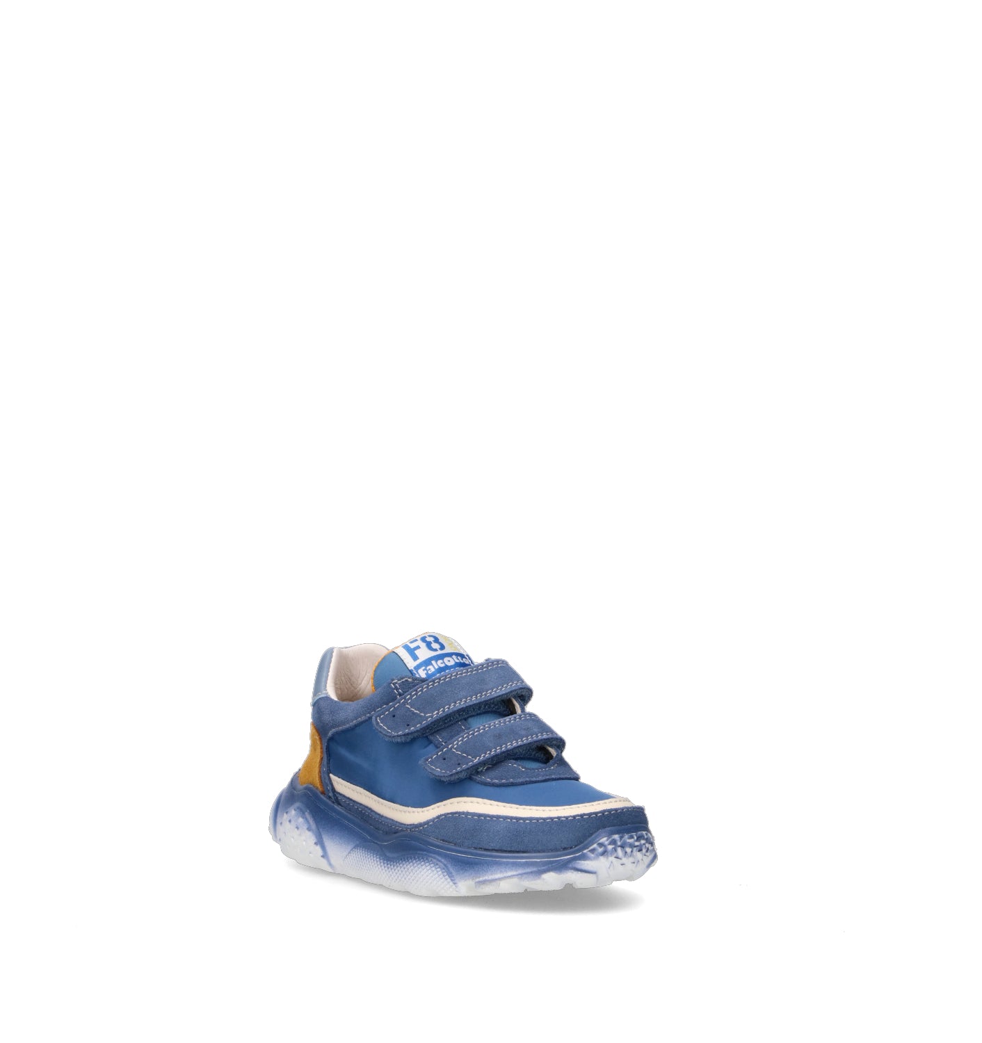 FALCOTTO Sneaker bimbo azzurra in suede