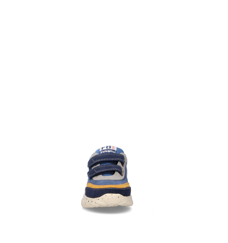 FALCOTTO Sneaker bimbo blu in suede