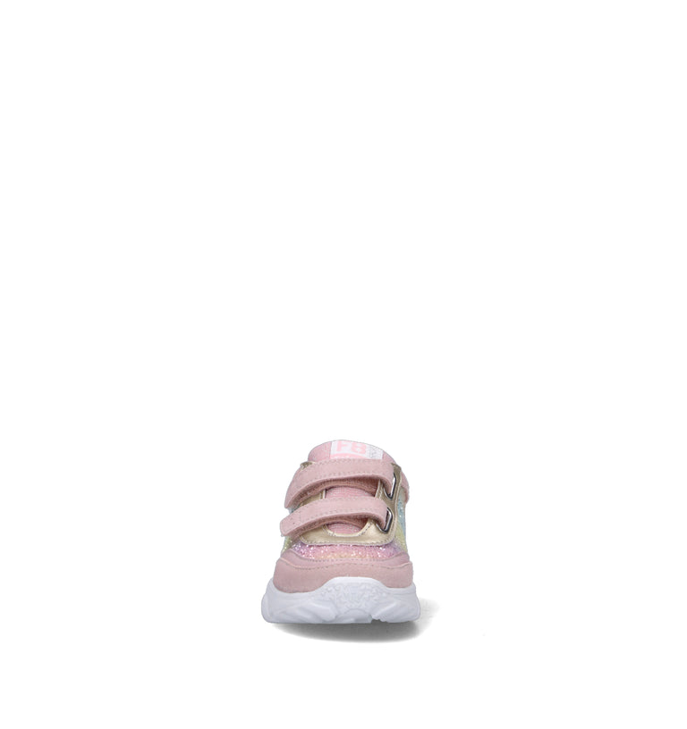 FALCOTTO Sneaker bimba rosa in suede