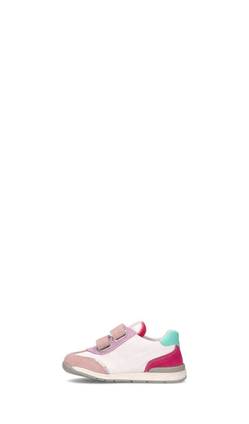 FALCOTTO Sneaker bimba bianca/rosa
