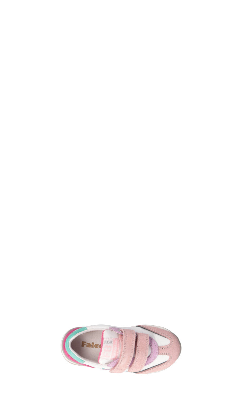 FALCOTTO Sneaker bimba bianca/rosa