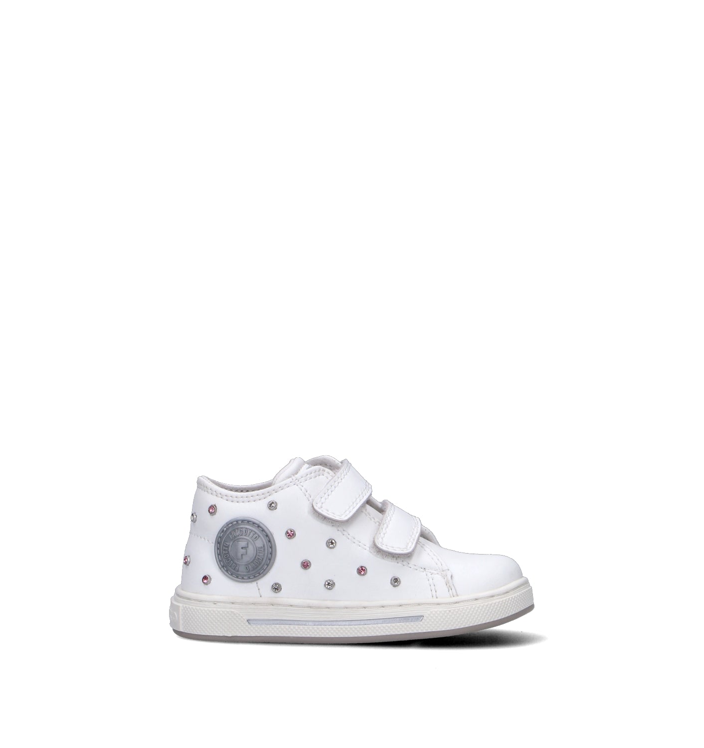 FALCOTTO Sneaker bimba bianca in pelle
