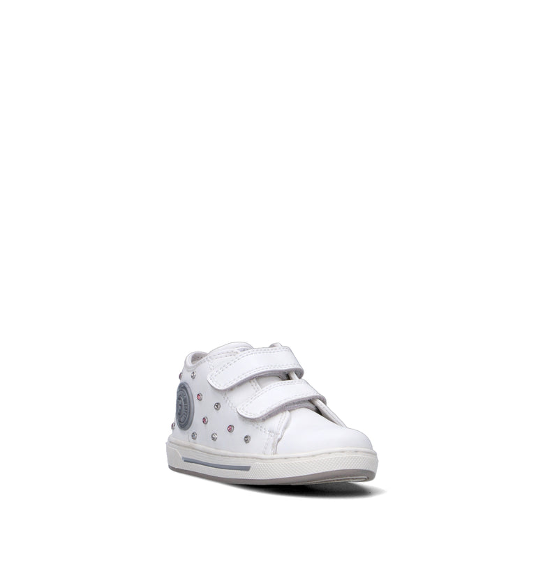 FALCOTTO Sneaker bimba bianca in pelle