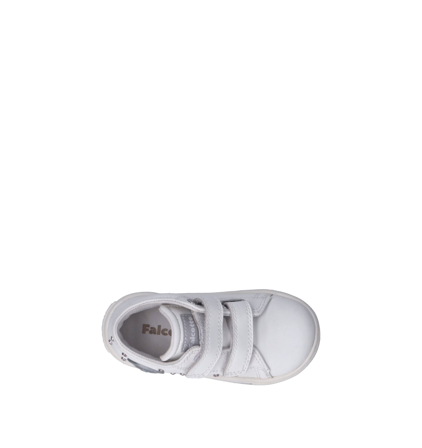 FALCOTTO Sneaker bimba bianca in pelle