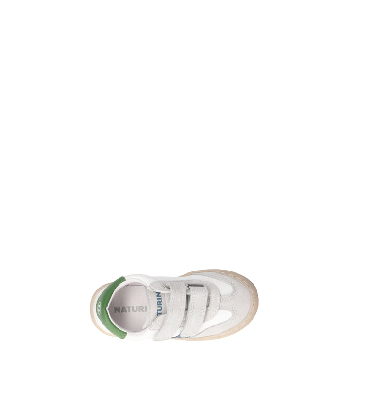 NATURINO Sneaker bimbo bianca in pelle