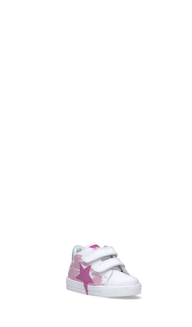 FALCOTTO Sneaker bimba bianca in pelle