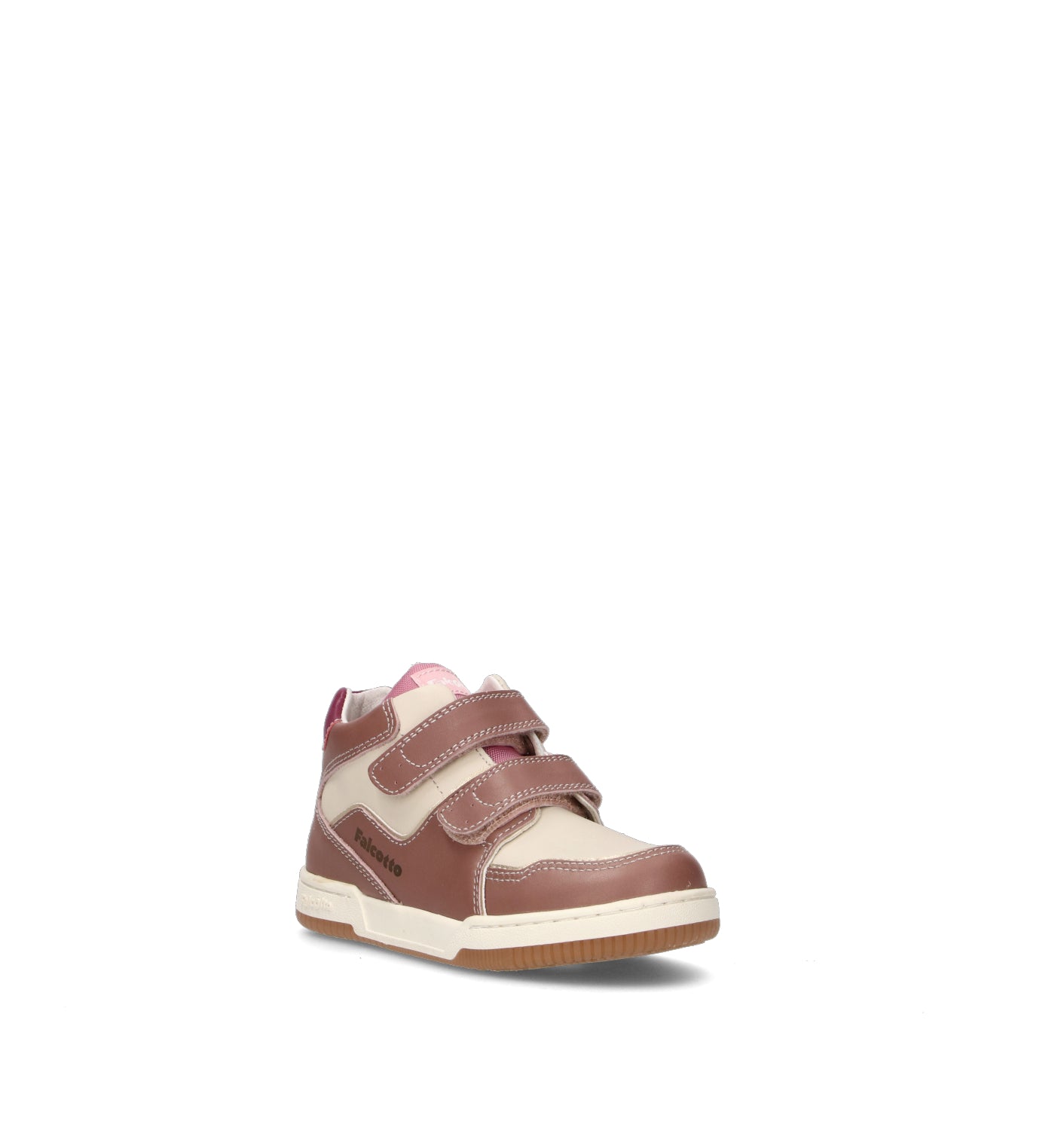 FALCOTTO Sneaker bimba rosa in pelle