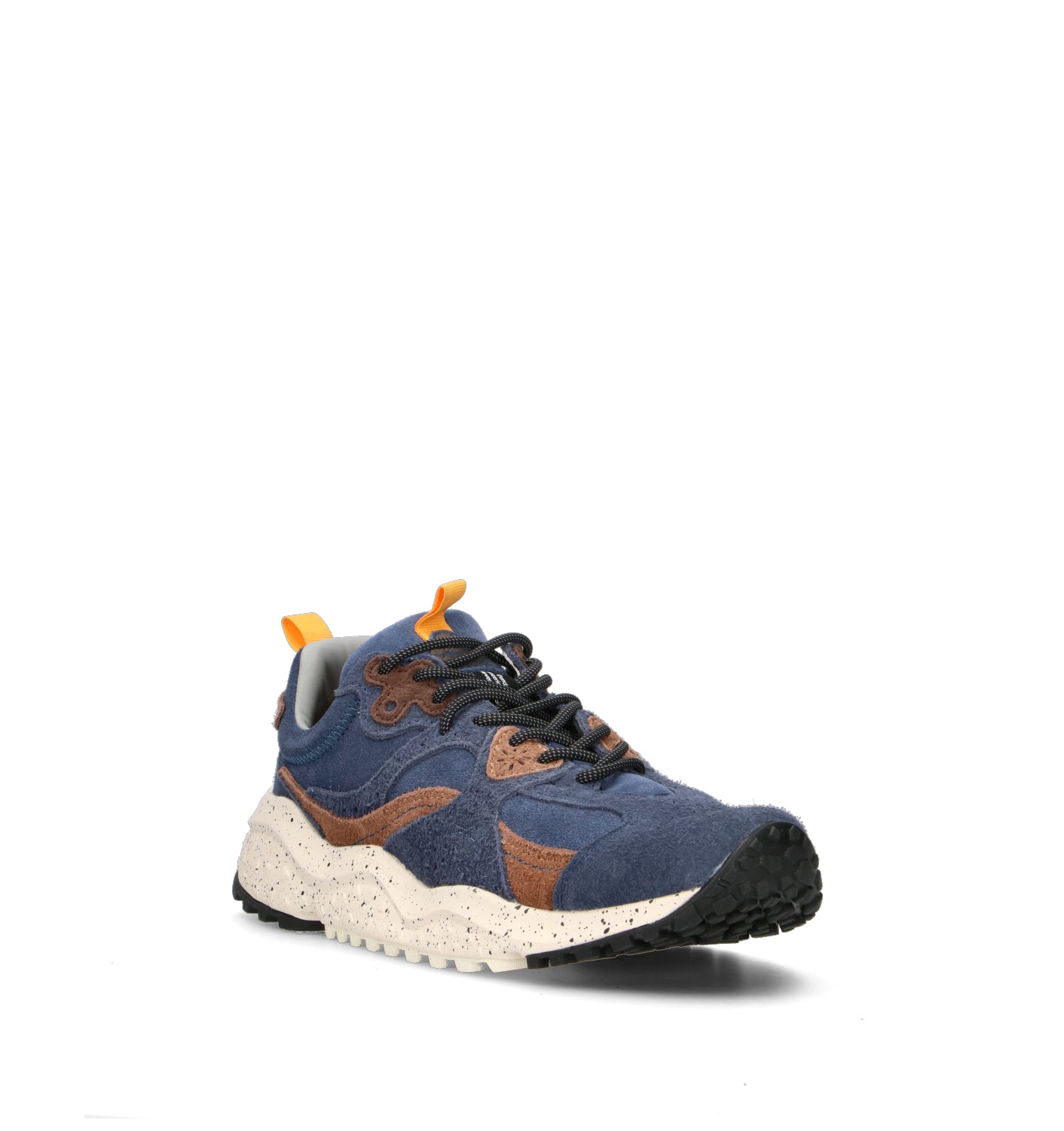 FLOWER MOUNTAIN Sneaker uomo blu in suede