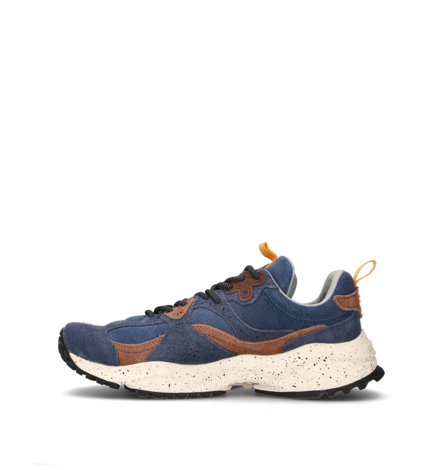 FLOWER MOUNTAIN Sneaker uomo blu in suede