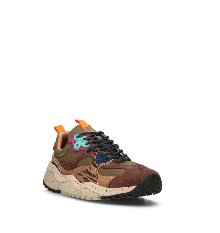 FLOWER MOUNTAIN Sneaker donna marrone
