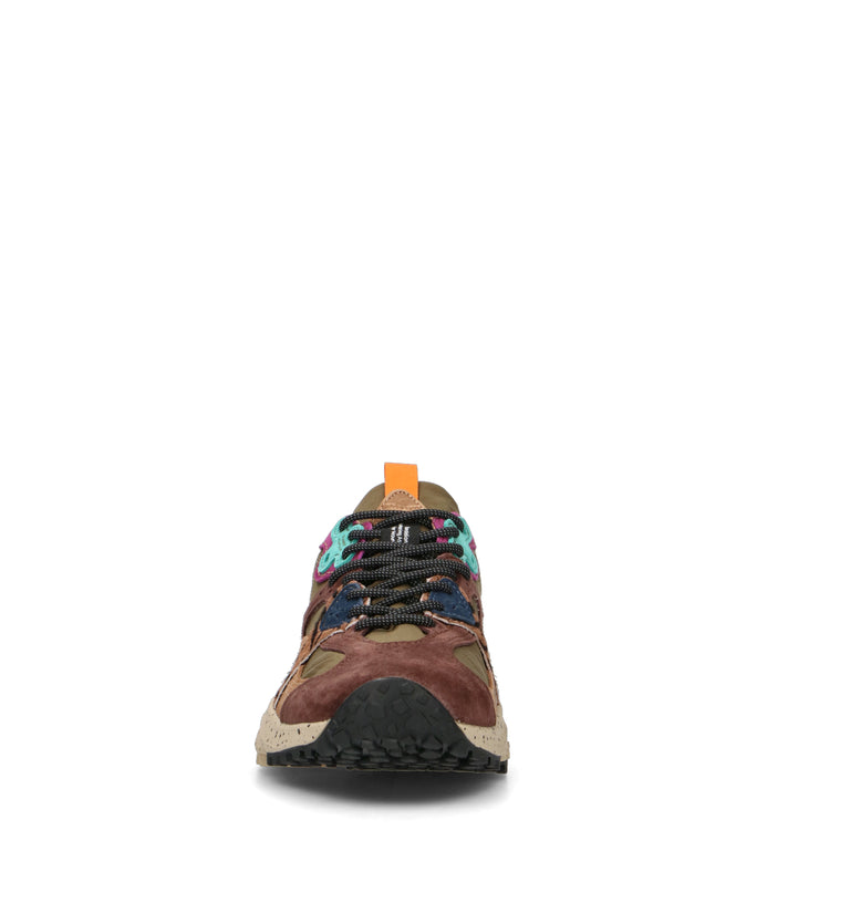 FLOWER MOUNTAIN Sneaker donna marrone