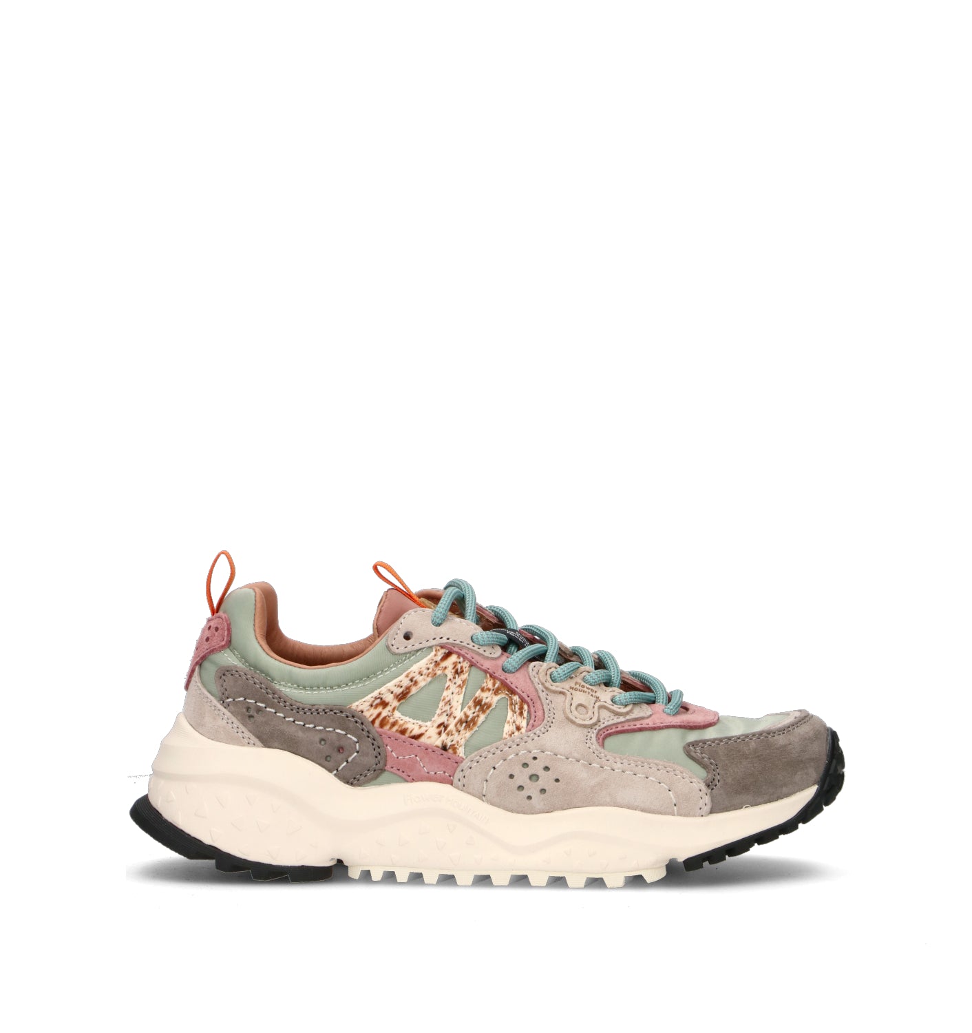 FLOWER MOUNTAIN Sneaker donna taupe