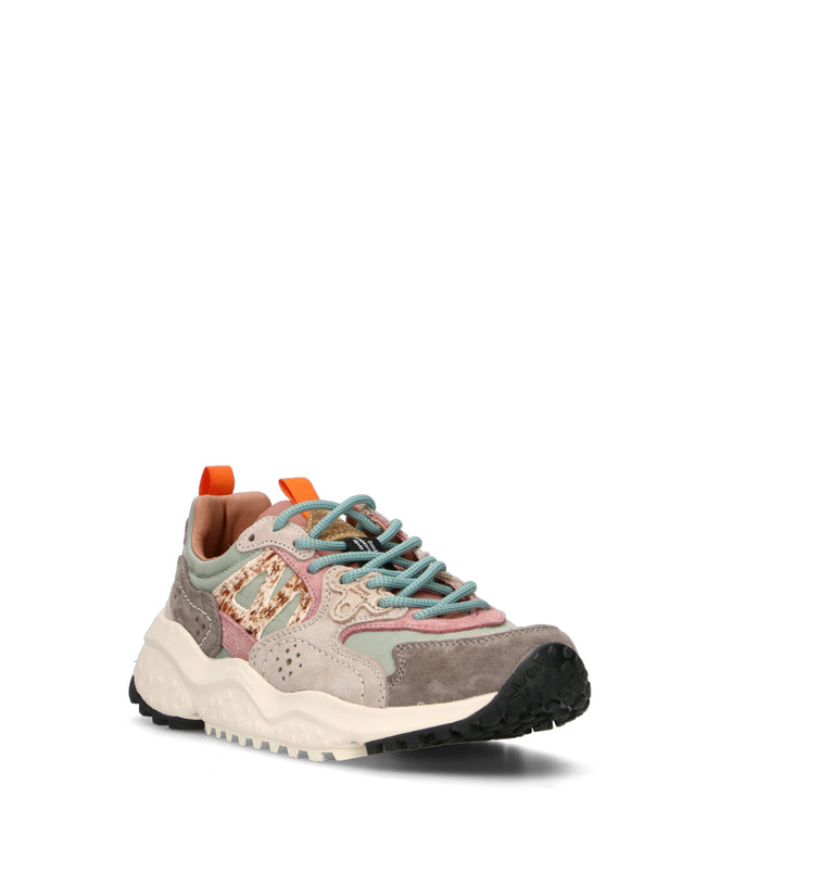 FLOWER MOUNTAIN Sneaker donna taupe