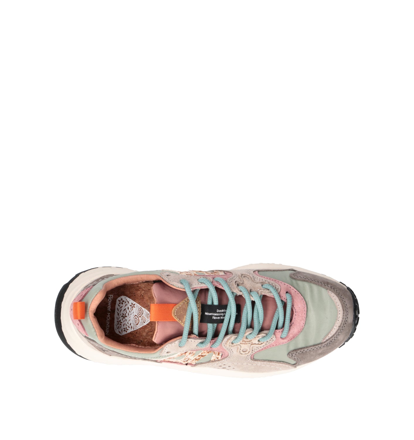 FLOWER MOUNTAIN Sneaker donna taupe