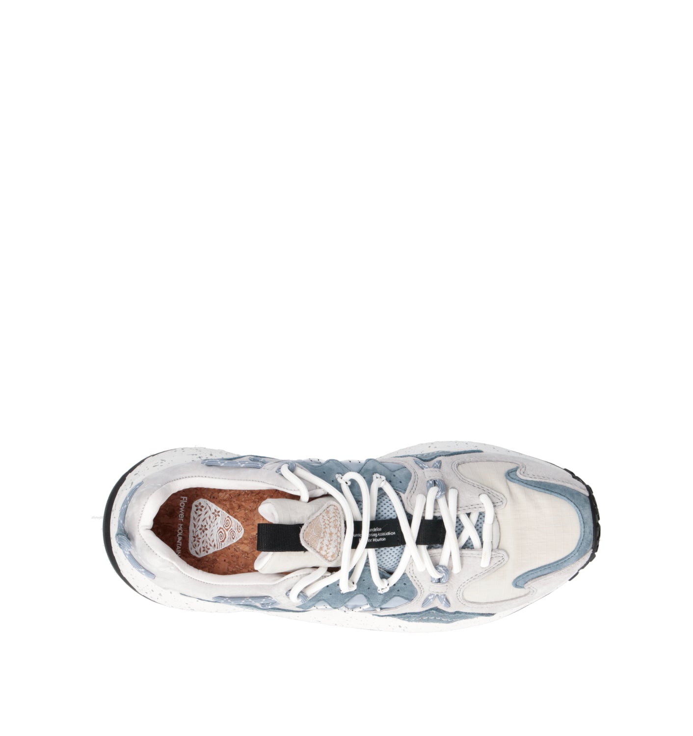 FLOWER MOUNTAIN Sneaker uomo grigia/azzurra
