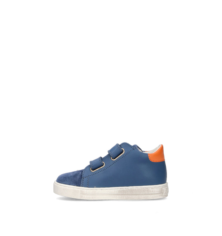 FALCOTTO Sneaker bimbo blu in pelle