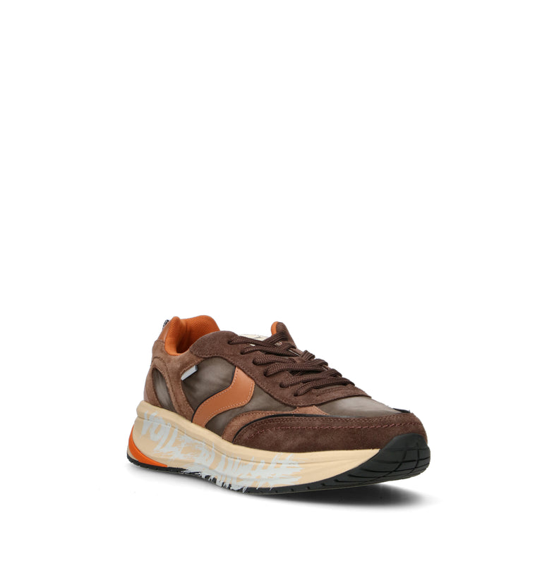 VOILE BLANCHE Sneaker uomo marrone