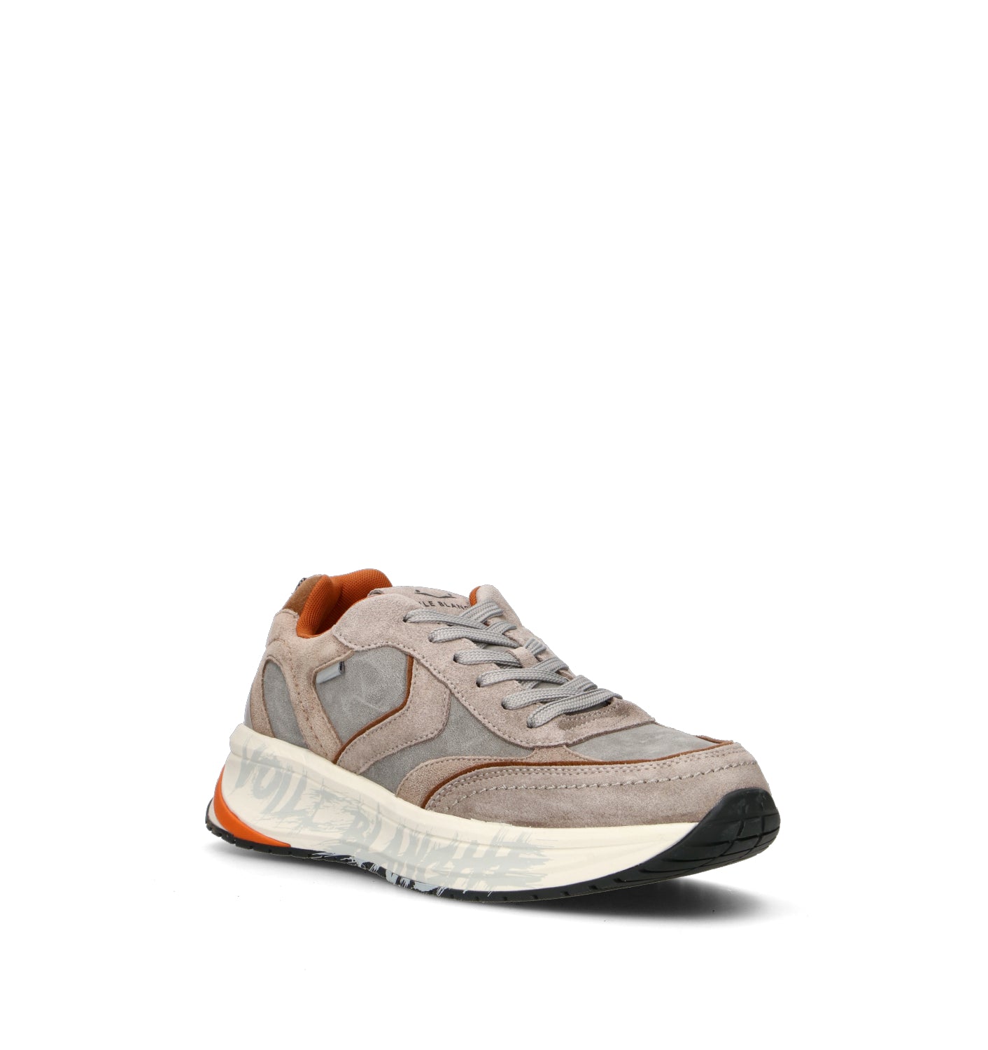 VOILE BLANCHE Sneaker uomo grigia in suede