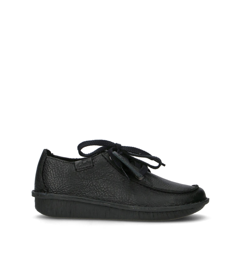 CLARKS CORE FUNNY DREAM Stringata donna nera in pelle
