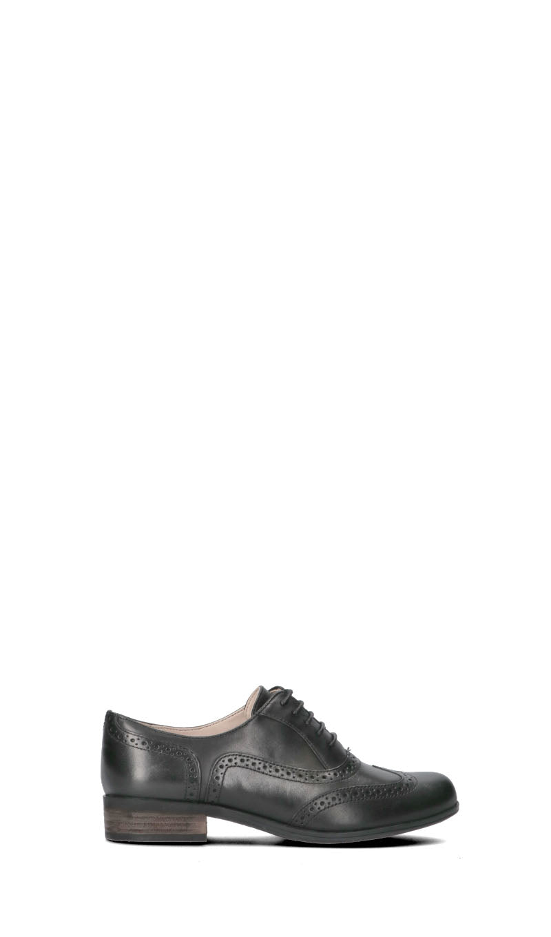 CLARKS CORE Stringata donna nera in pelle