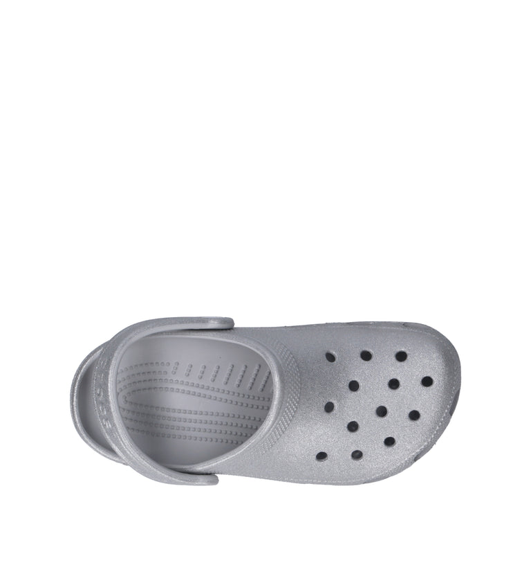 CROCS Zoccolo donna argento