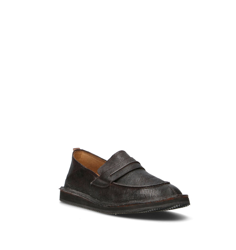 MOMA Mocassino uomo testa di moro in pelle