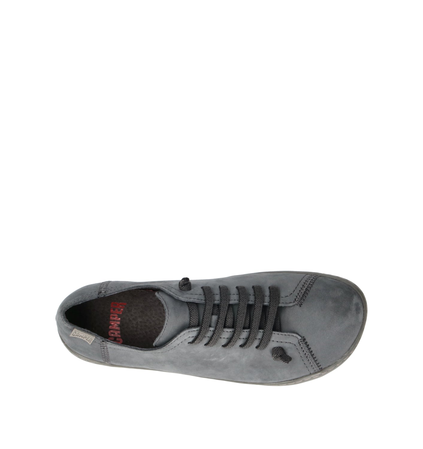 CAMPER Sneaker donna grigia in nabuk