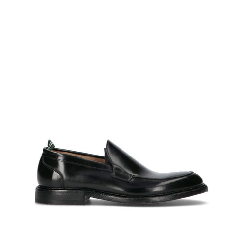 GREEN GEORGE Mocassino uomo nero in pelle