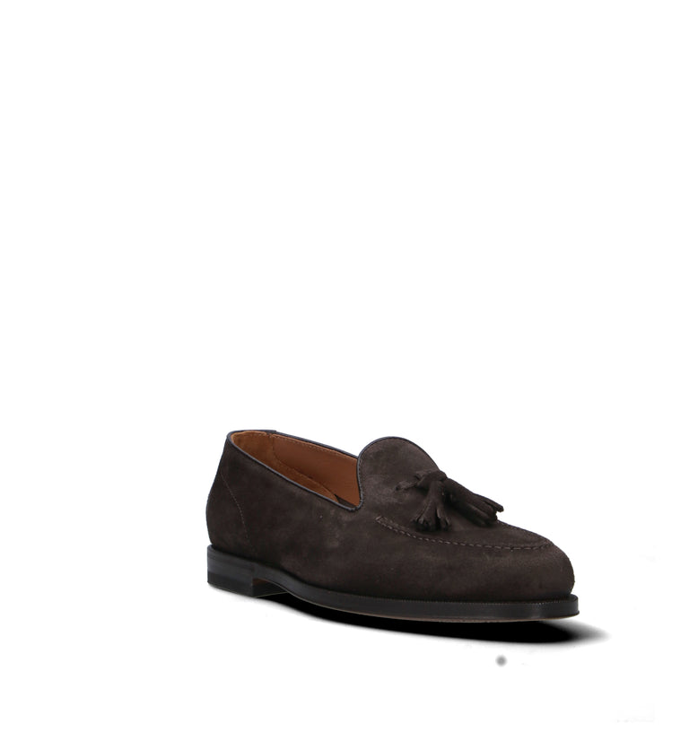 GREEN GEORGE Mocassino uomo marrone in suede