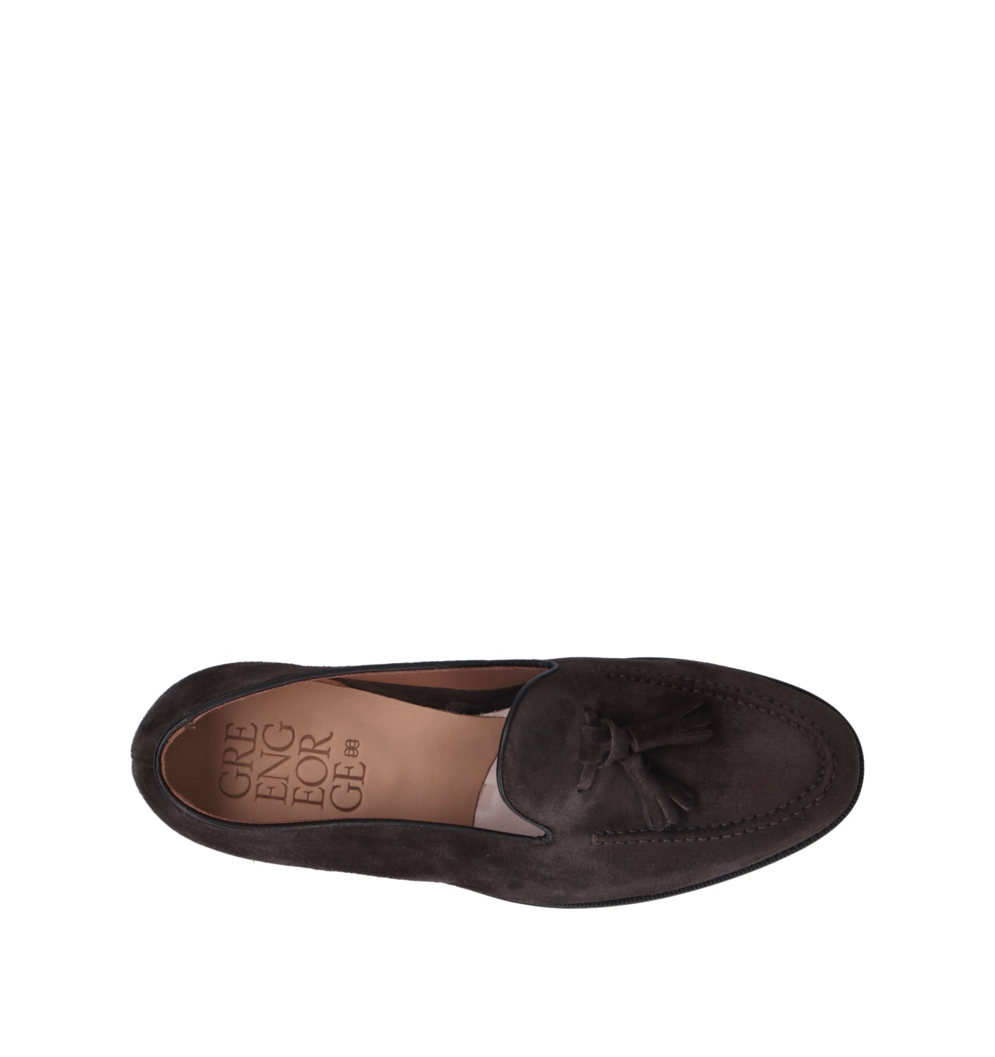 GREEN GEORGE Mocassino uomo marrone in suede